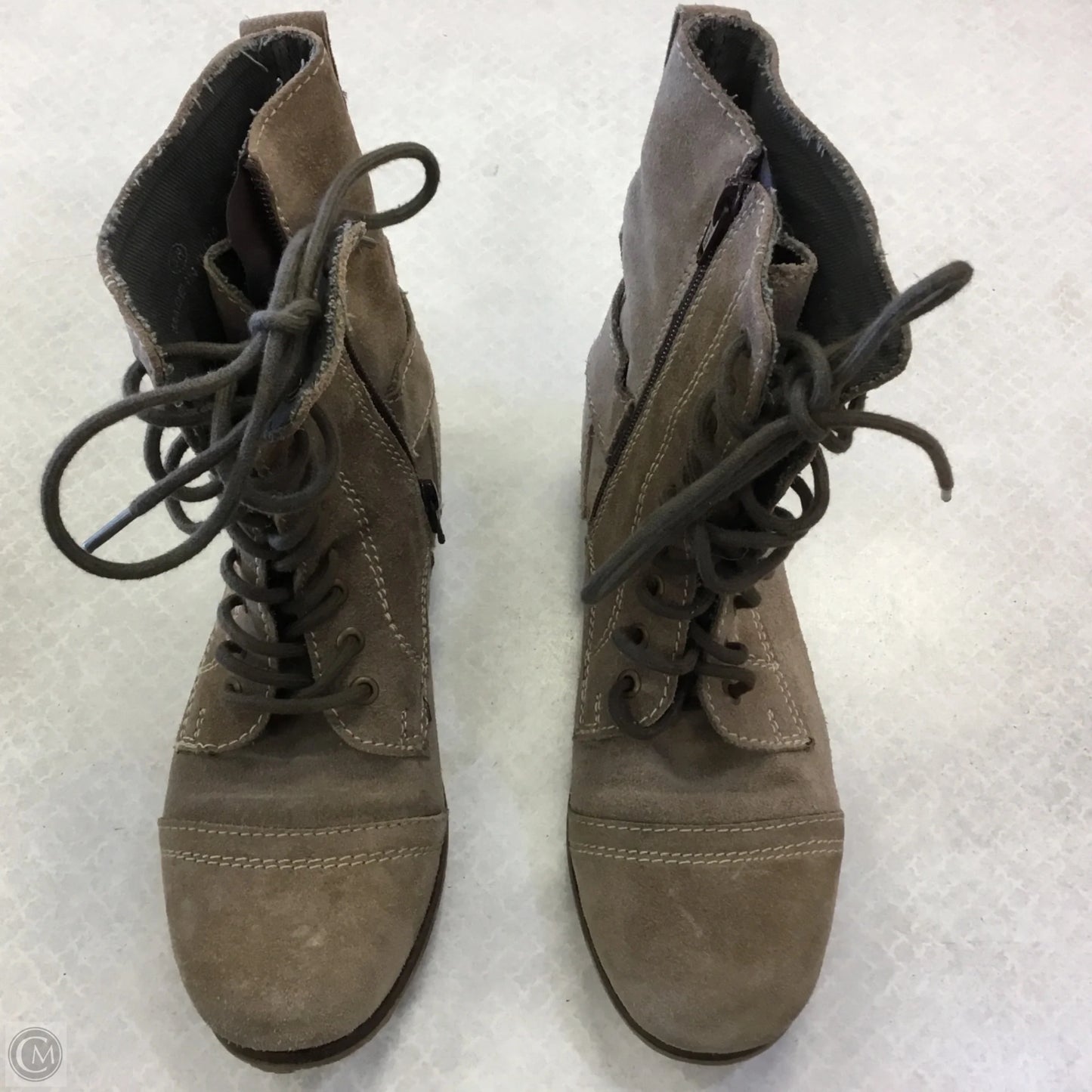 Boots Combat By Aldo In Tan, Size: 7.5