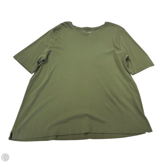 Top Short Sleeve Basic By Chicos In Green, Size: 4 (2x)