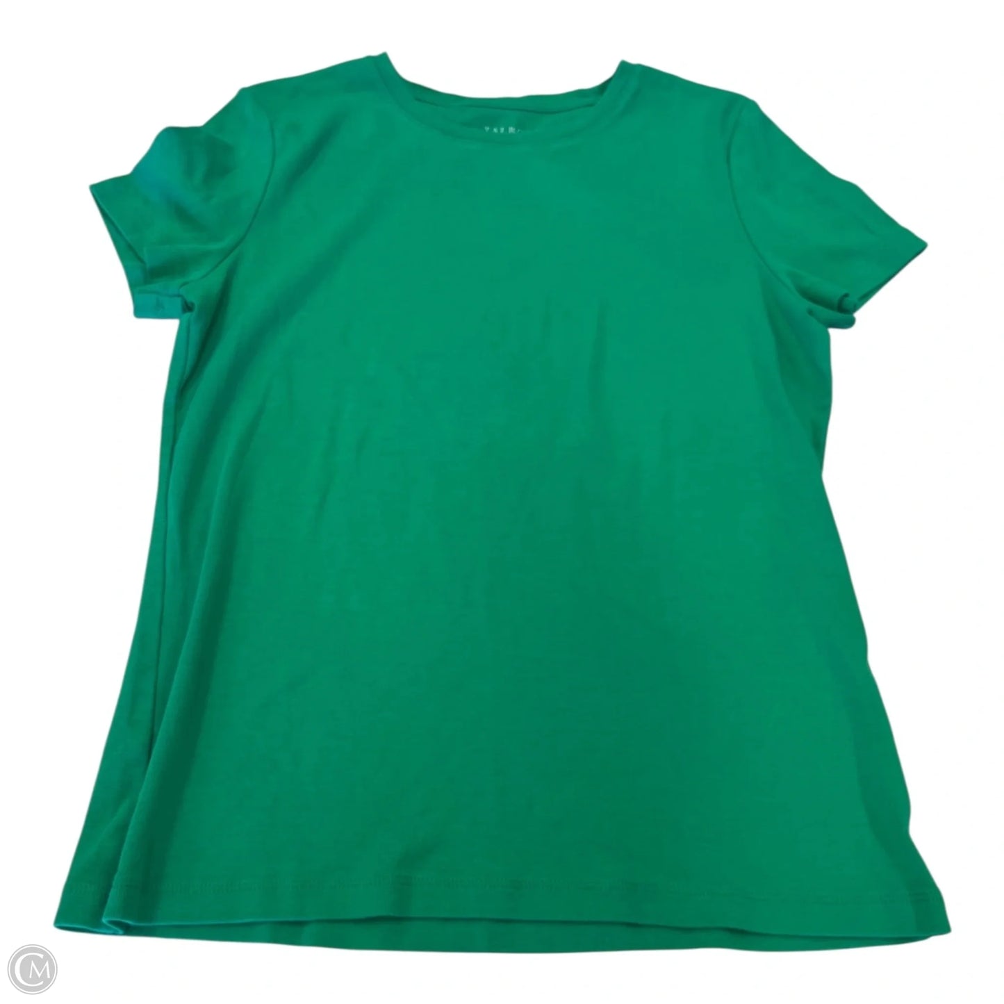 Top Short Sleeve Basic By Talbots In Green, Size: S
