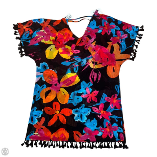 Swimwear Cover-up By Clothes Mentor In Multi-colored, Size: M