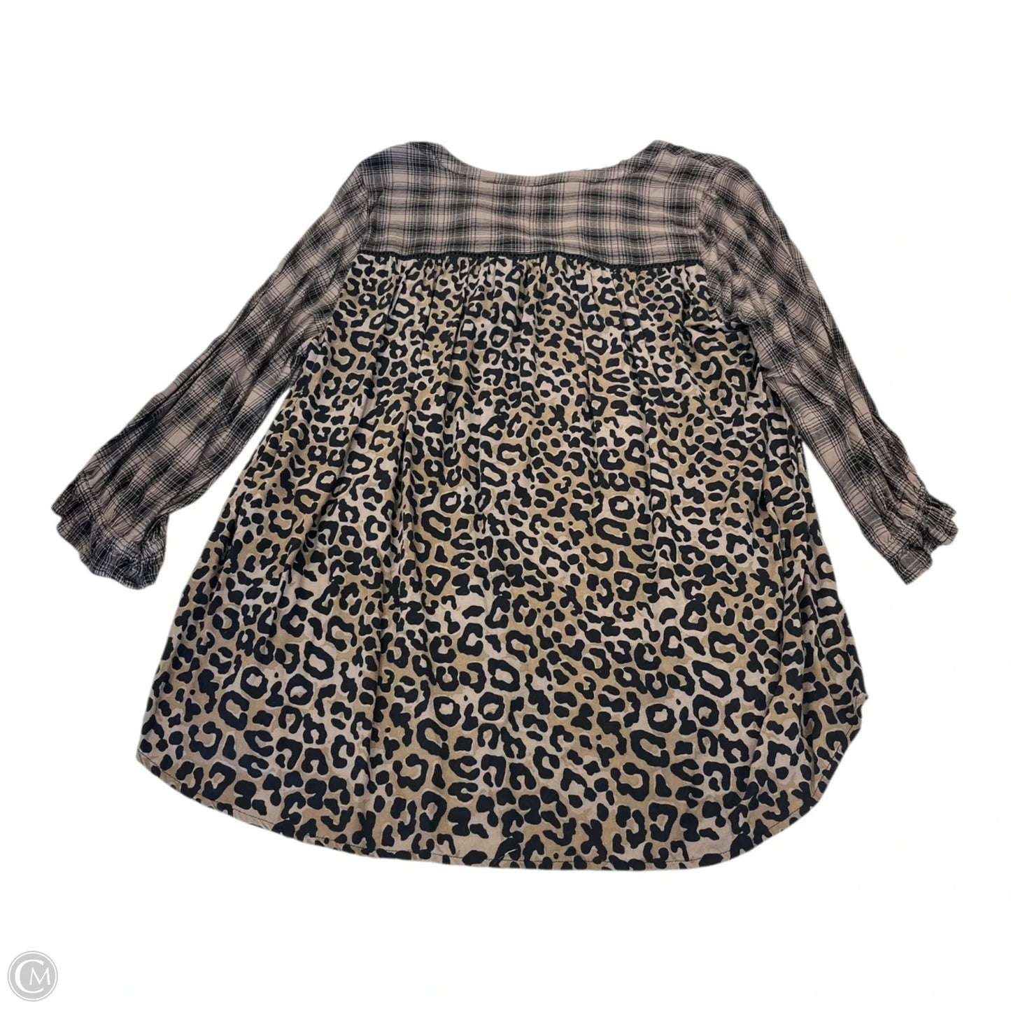 Top Long Sleeve By Intro In Multi-colored, Size: 1x