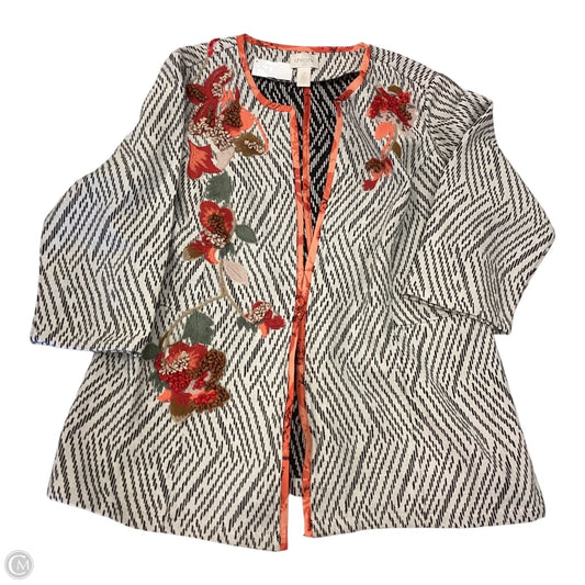 Jacket Other By Chicos In Multi-colored, Size: 2 (L)