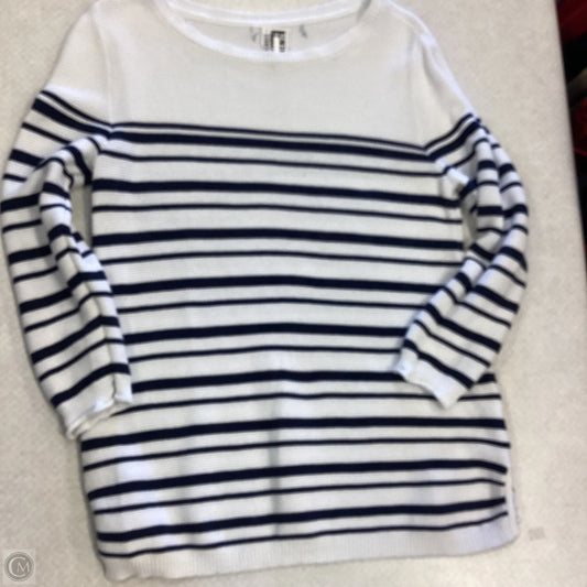 Sweater By Clothes Mentor In Striped Pattern, Size: M