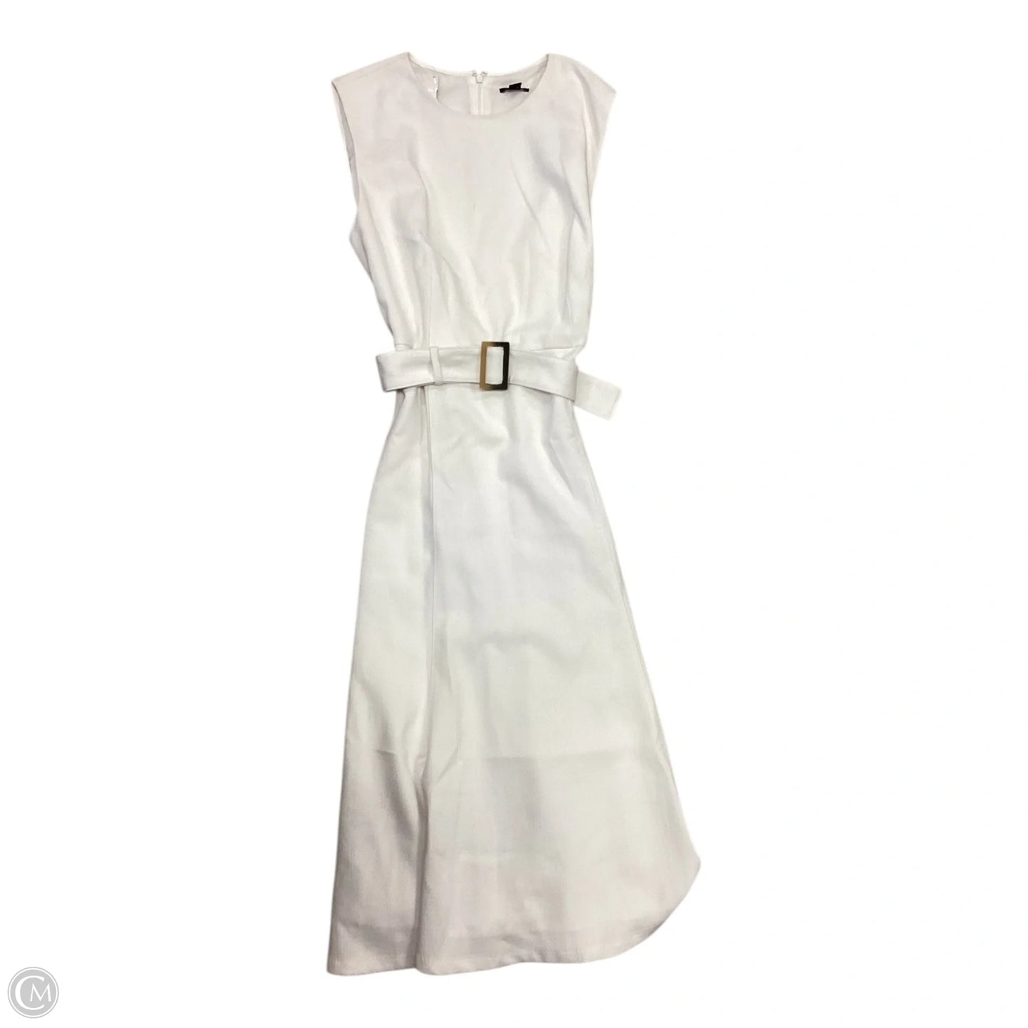 Dress Casual Maxi By Ann Taylor In White, Size: 10