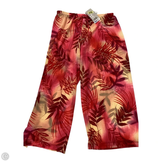 Swimwear Cover-up By Clothes Mentor In Tropical Print, Size: L