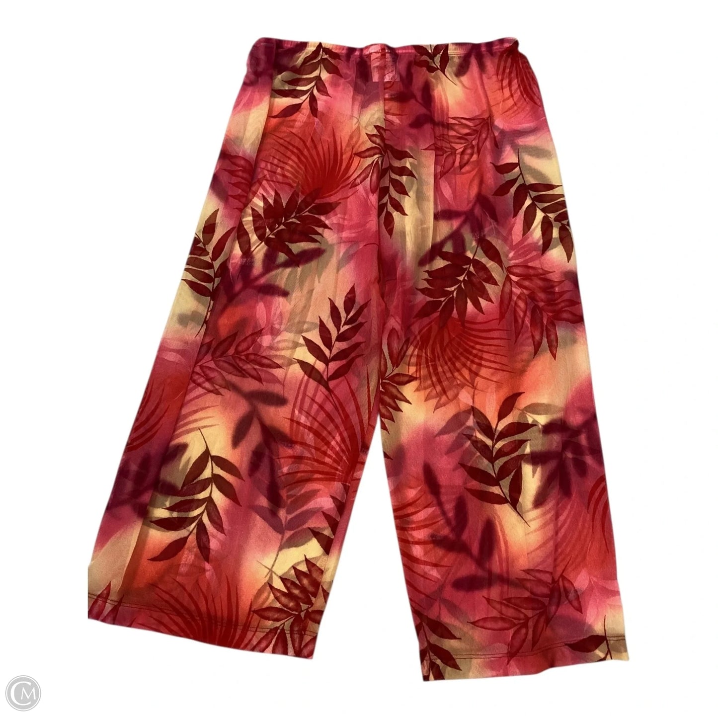Swimwear Cover-up By Clothes Mentor In Tropical Print, Size: L