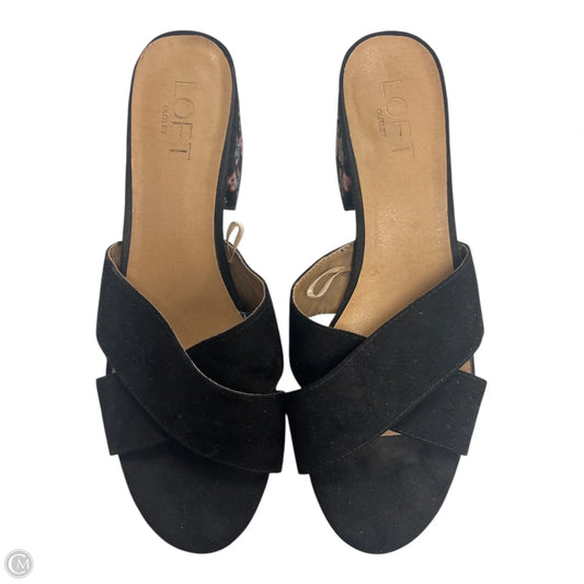 Shoes Heels Block By Loft In Black, Size: 8