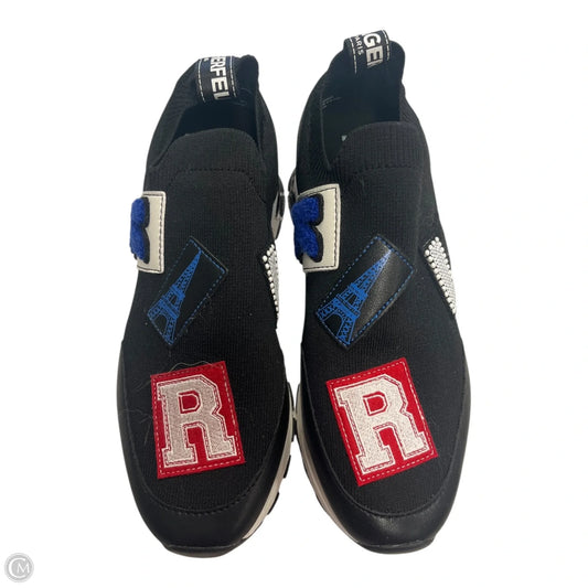 Shoes Designer By Karl Lagerfeld In Black, Size: 8