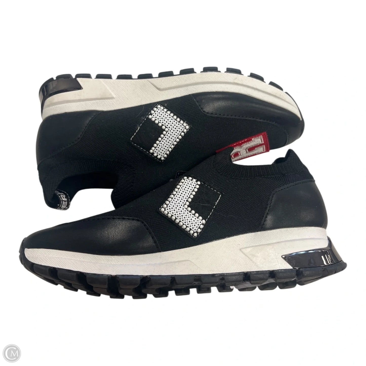Shoes Designer By Karl Lagerfeld In Black, Size: 8