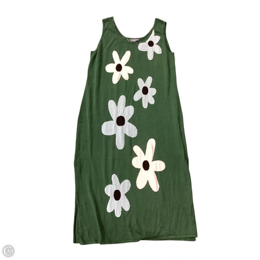 Dress Casual Maxi By Modcloth In Green, Size: Xl