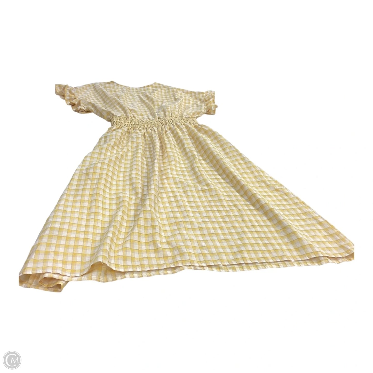 Dress Casual Midi By Max Studio In Yellow, Size: L