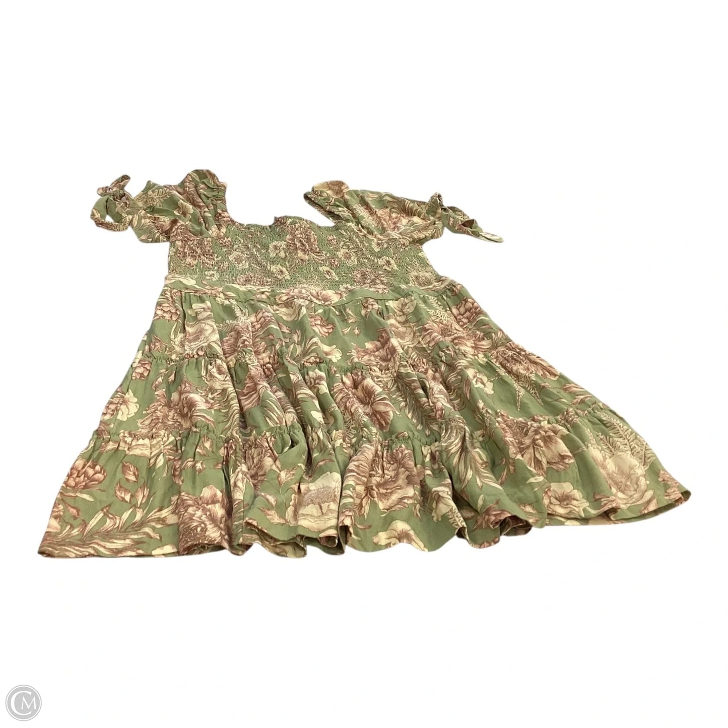 Dress Casual Short By Clothes Mentor In Floral Print, Size: Xl