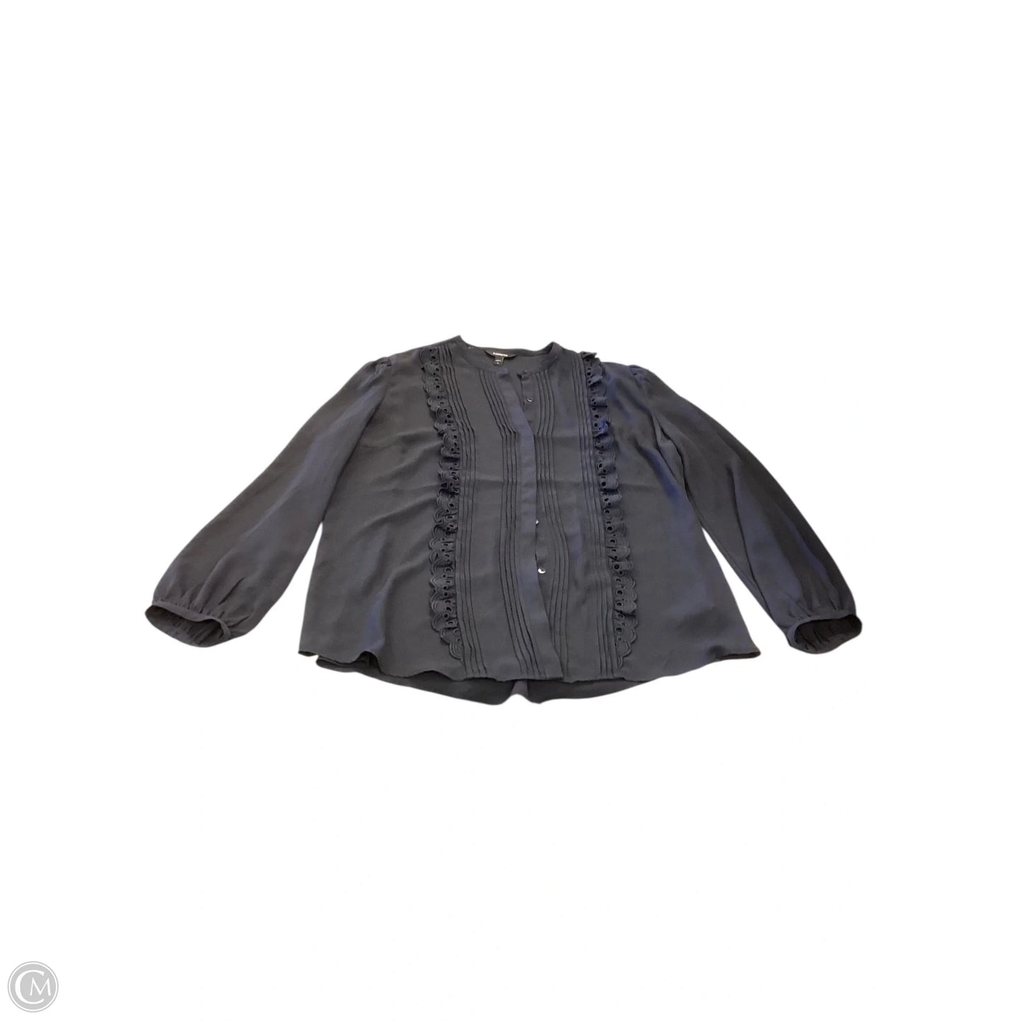 Top Long Sleeve By Express In Navy, Size: Xl