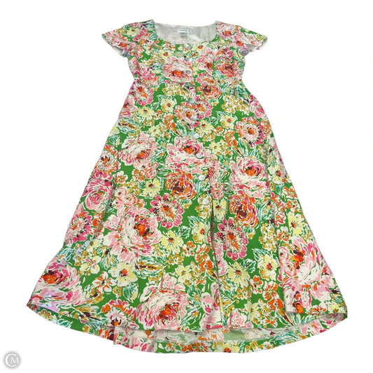 Dress Casual Maxi By Coldwater Creek In Floral Print, Size: 8p