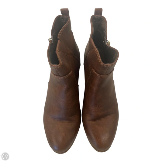 Boots Ankle Heels By Dr Scholls In Brown, Size: 7.5
