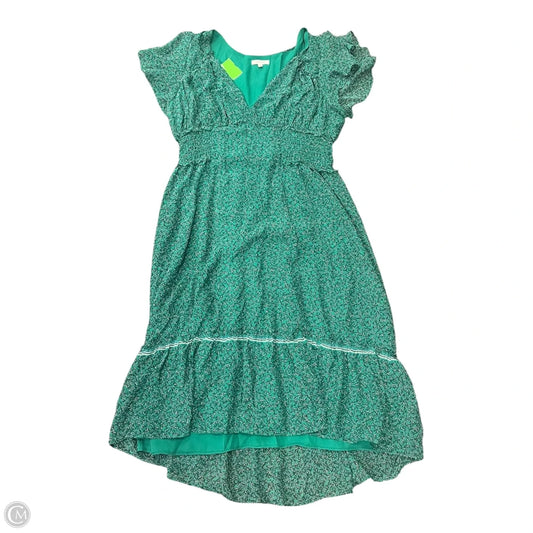 Dress Casual Midi By Max Studio In Green, Size: L