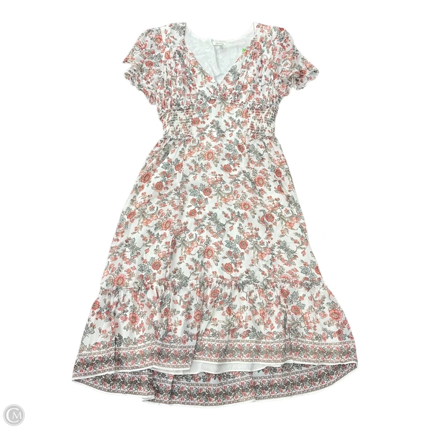Dress Casual Midi By Max Studio In Floral Print, Size: L