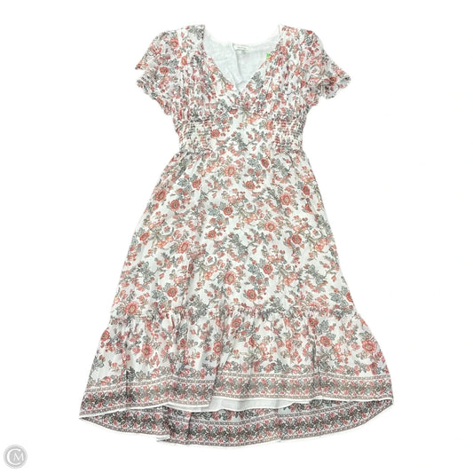 Dress Casual Midi By Max Studio In Floral Print, Size: L