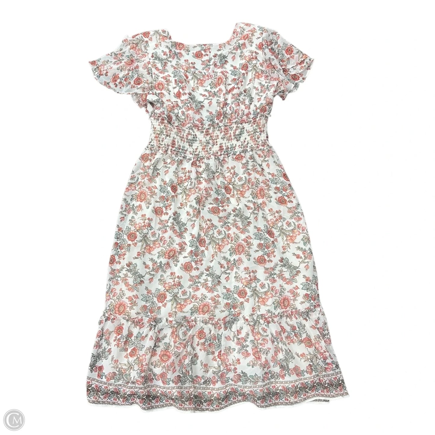 Dress Casual Midi By Max Studio In Floral Print, Size: L