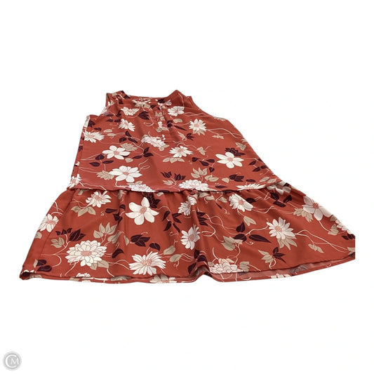 Dress Casual Short By Loft In Orange, Size: M