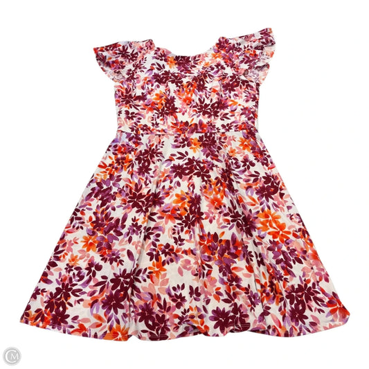 Dress Casual Short By London Times In Floral Print, Size: 16