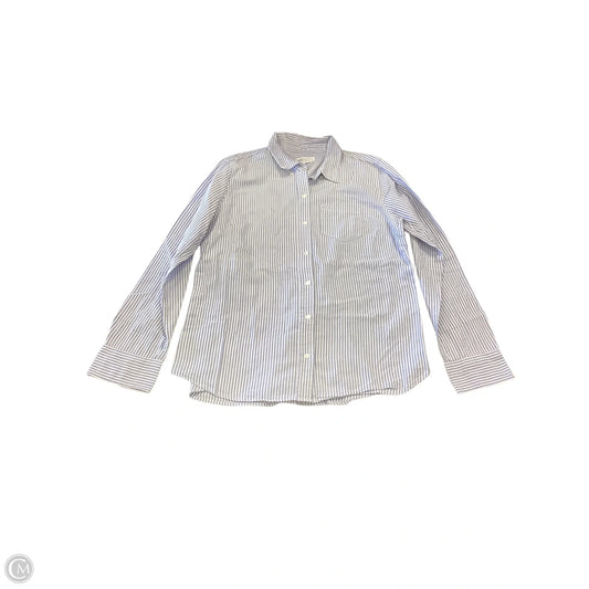 Top Long Sleeve By Gap In Striped Pattern, Size: M