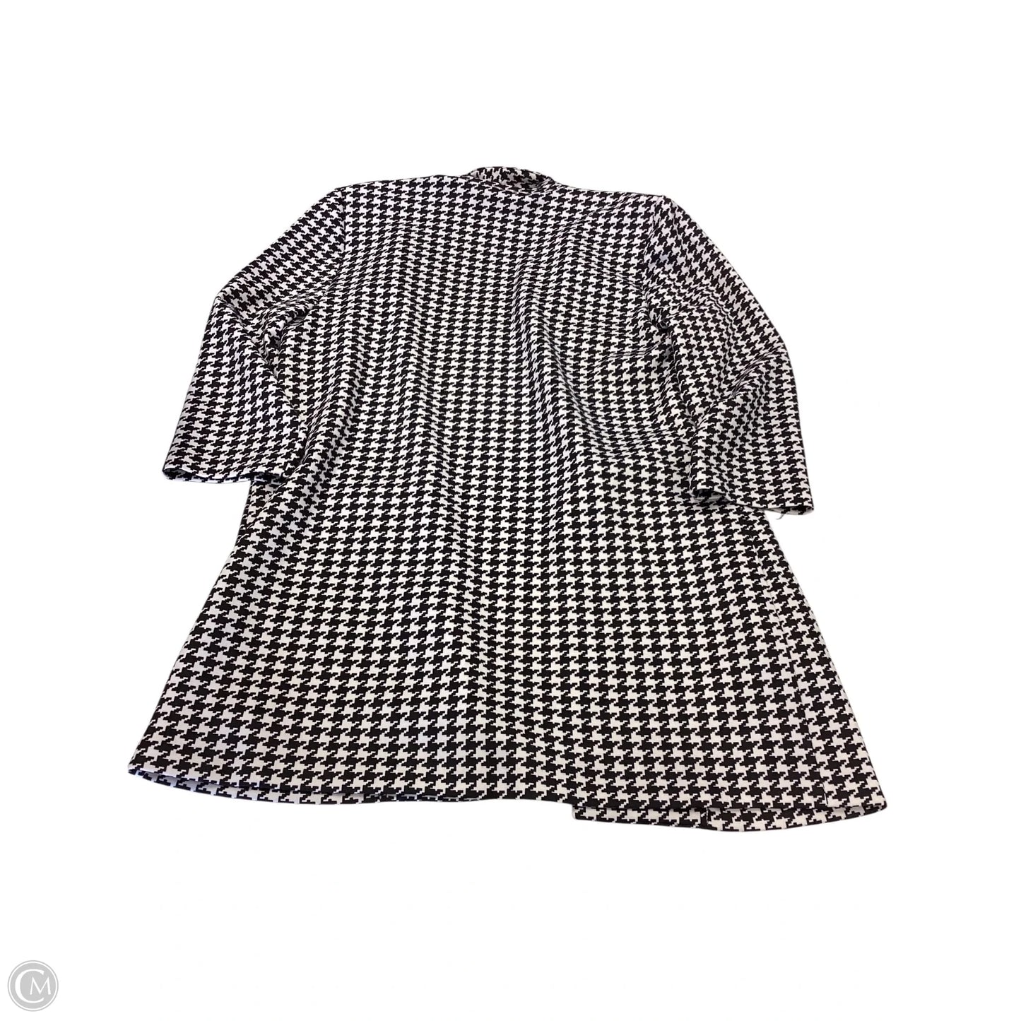 Blazer By Clothes Mentor In Black & White, Size: L
