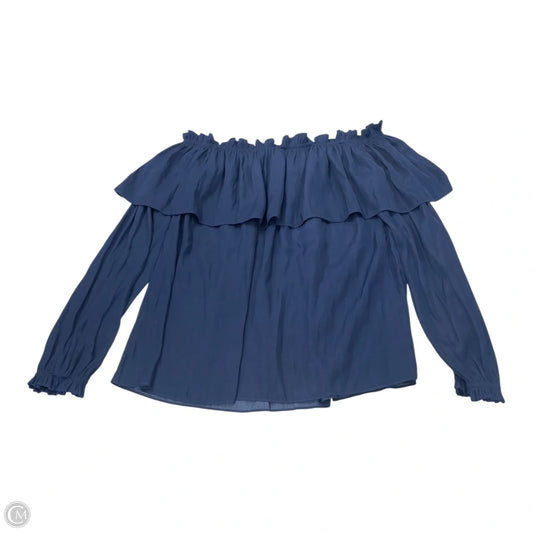 Top Long Sleeve Designer By Lilly Pulitzer In Navy, Size: S