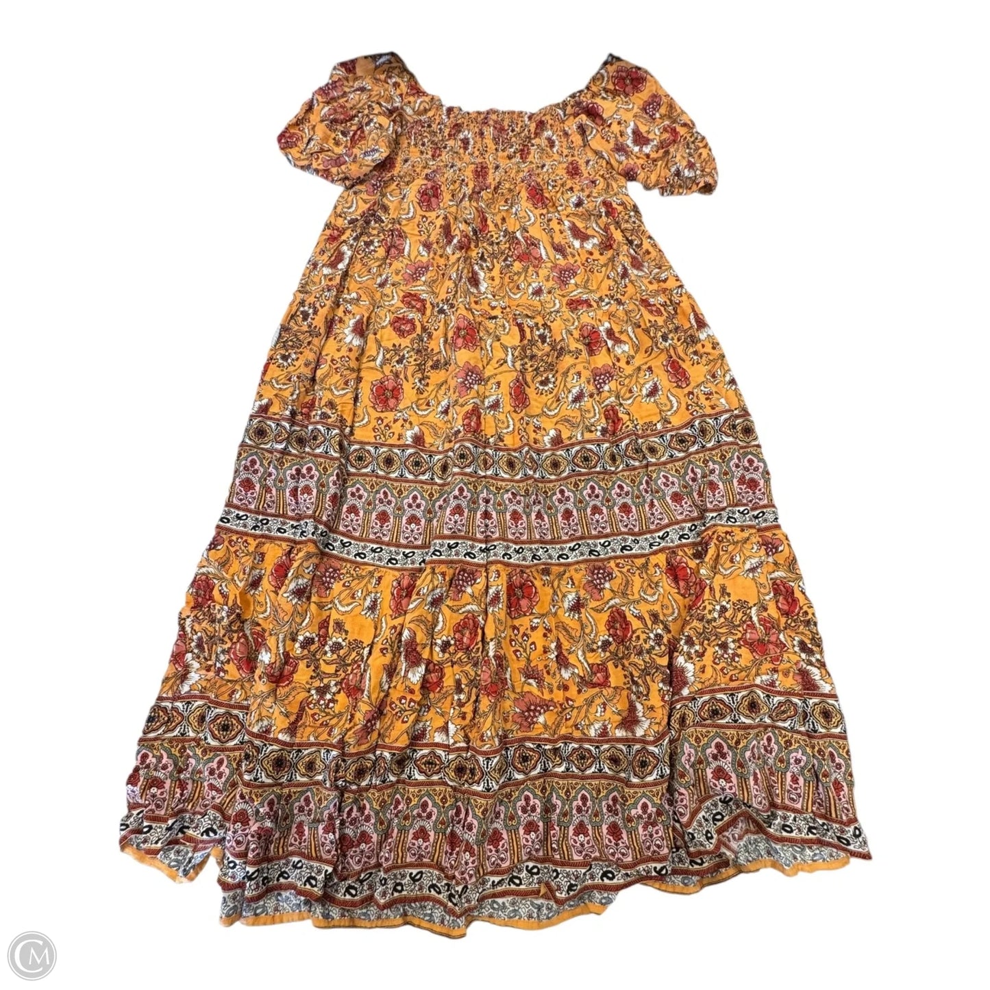 Dress Casual Maxi By Knox Rose In Floral Print, Size: L