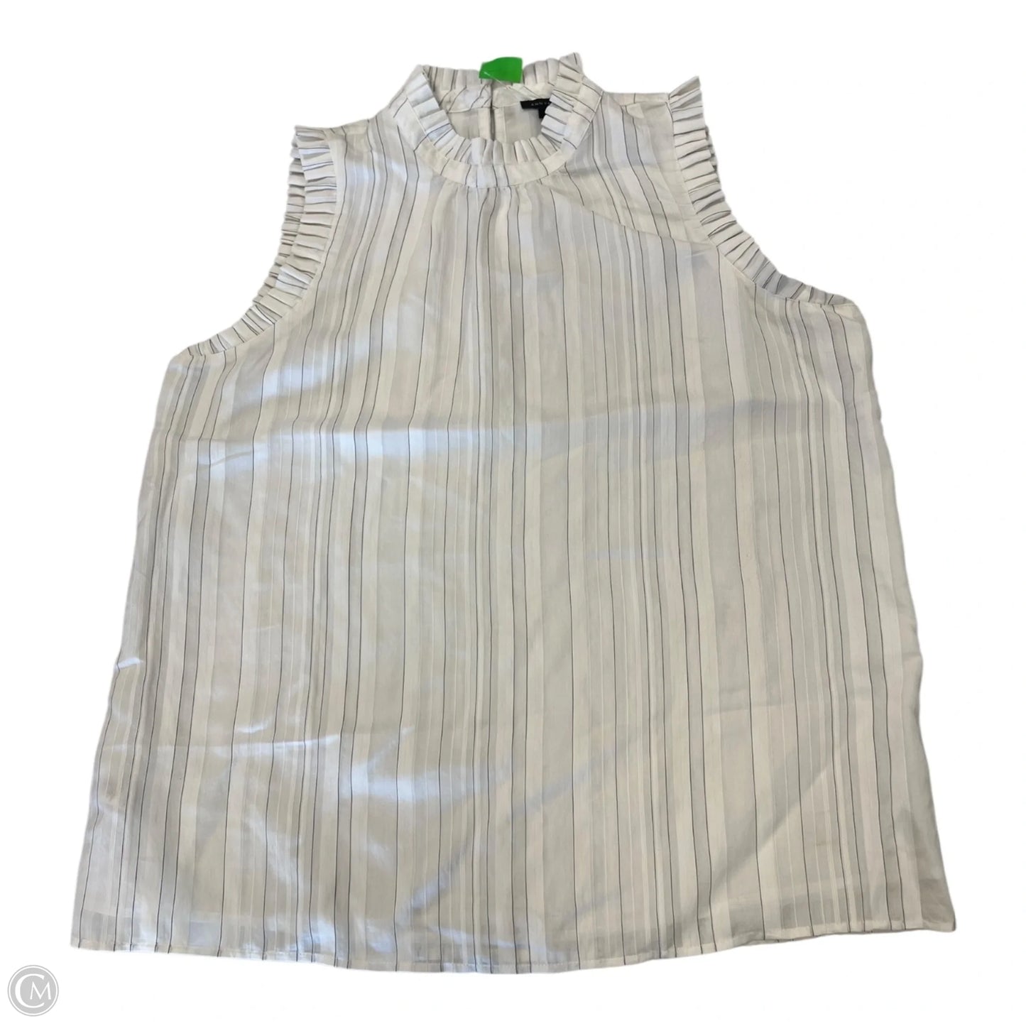 Top Sleeveless By Ann Taylor In Striped Pattern, Size: S