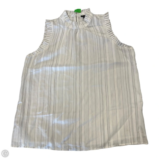 Top Sleeveless By Ann Taylor In Striped Pattern, Size: S