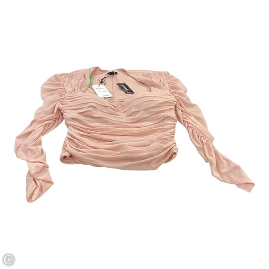 Top 3/4 Sleeve By Express In Pink, Size: S