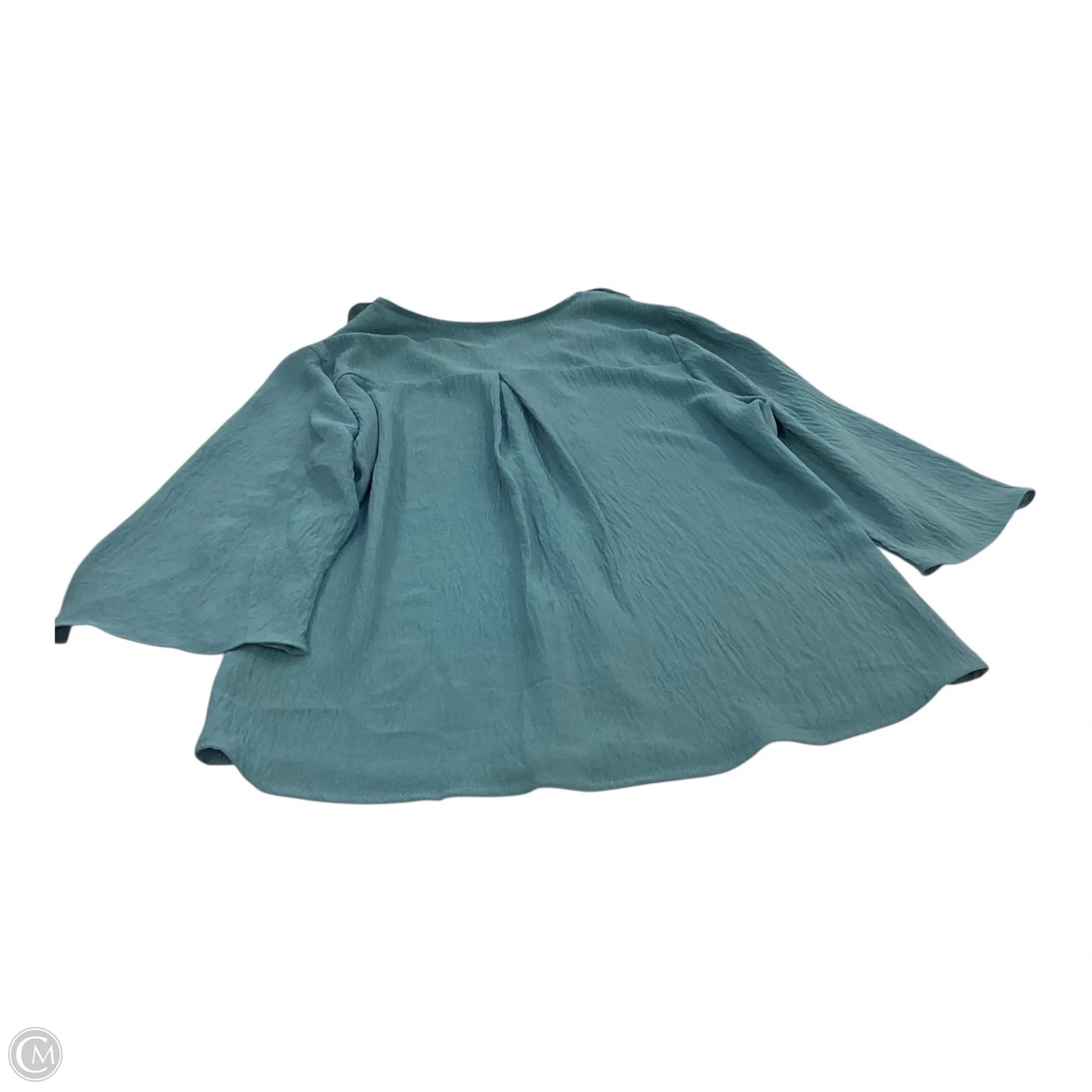 Top 3/4 Sleeve By Clothes Mentor In Blue, Size: M