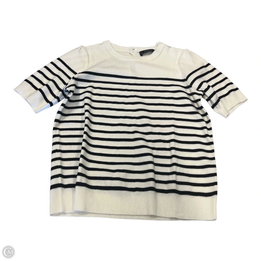 Top Short Sleeve By Zesica In Striped Pattern, Size: S
