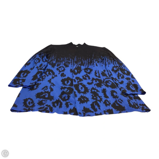 Jacket Other By Misook In Black & Blue, Size: 1x