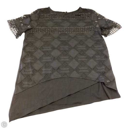 Top Short Sleeve By Cmb In Black, Size: S