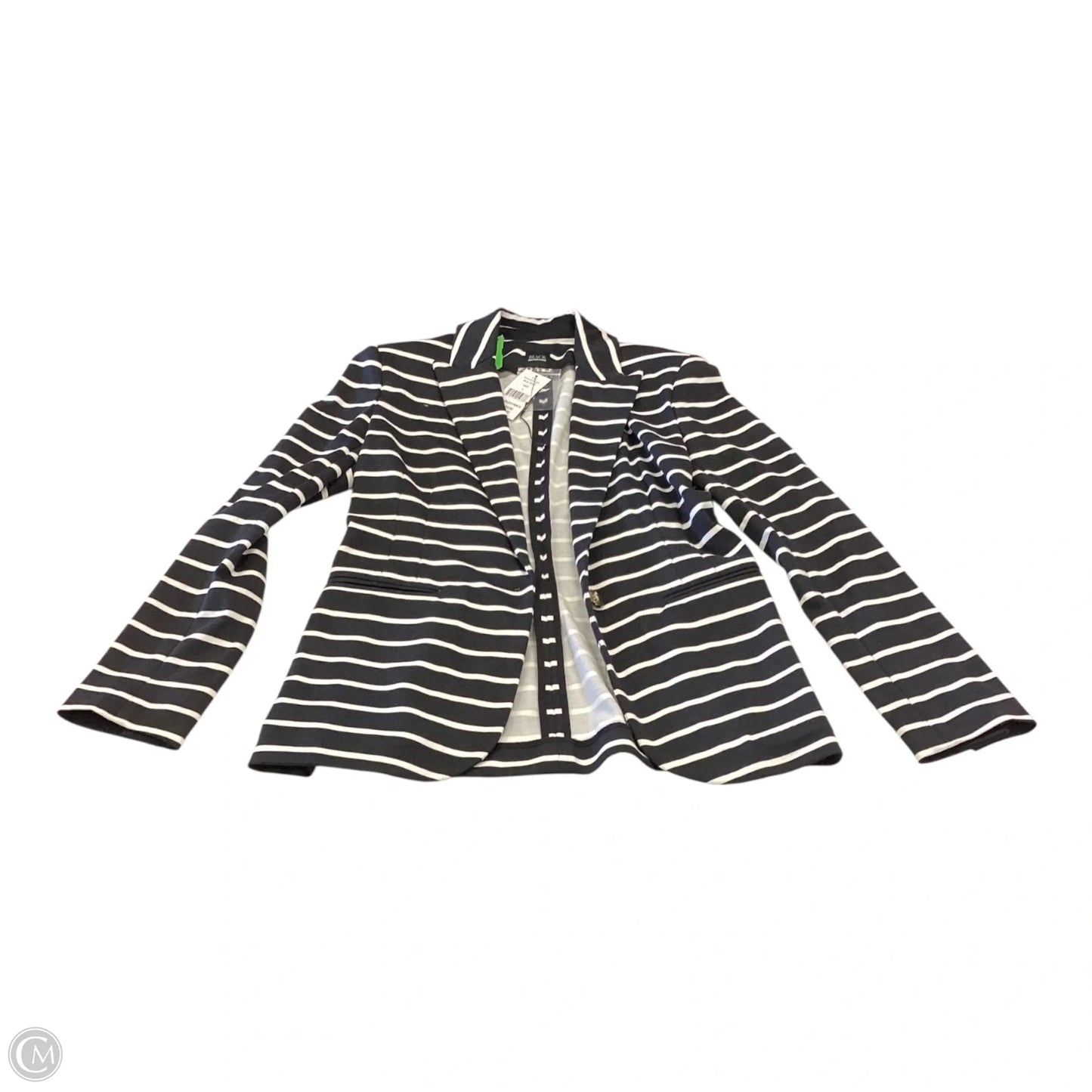 Blazer By Saks Fifth Avenue In Striped Pattern, Size: S