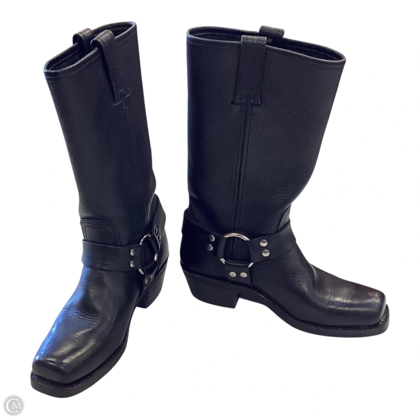 Boots Designer By Frye In Black, Size: 6
