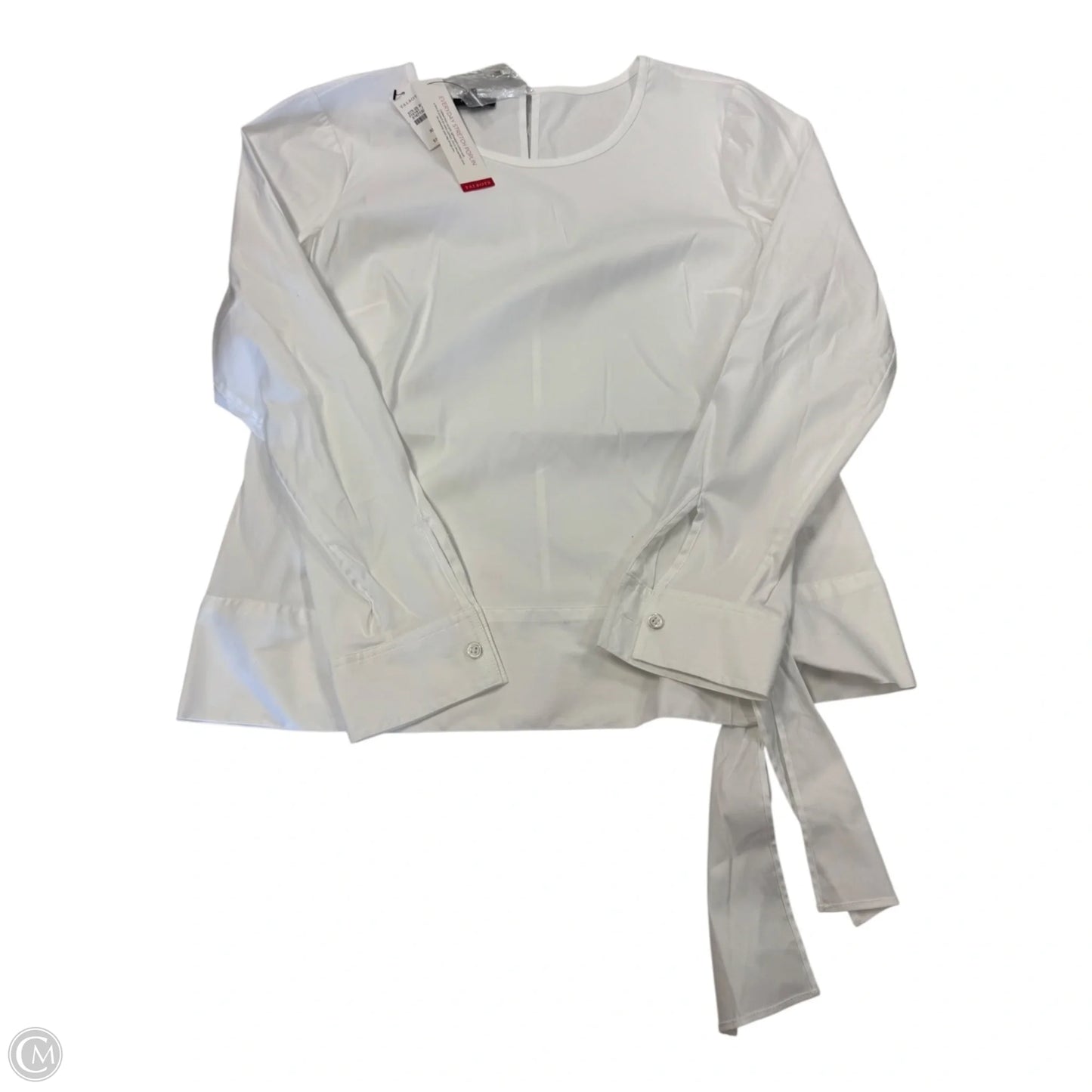 Top Long Sleeve By Talbots In White, Size: Xs