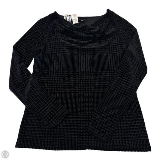 Top Long Sleeve By Talbots In Black, Size: Xs