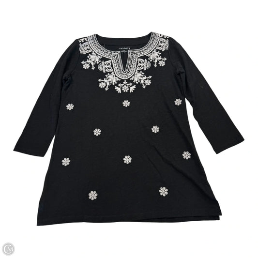 Top Long Sleeve By Talbots In Black, Size: Xs