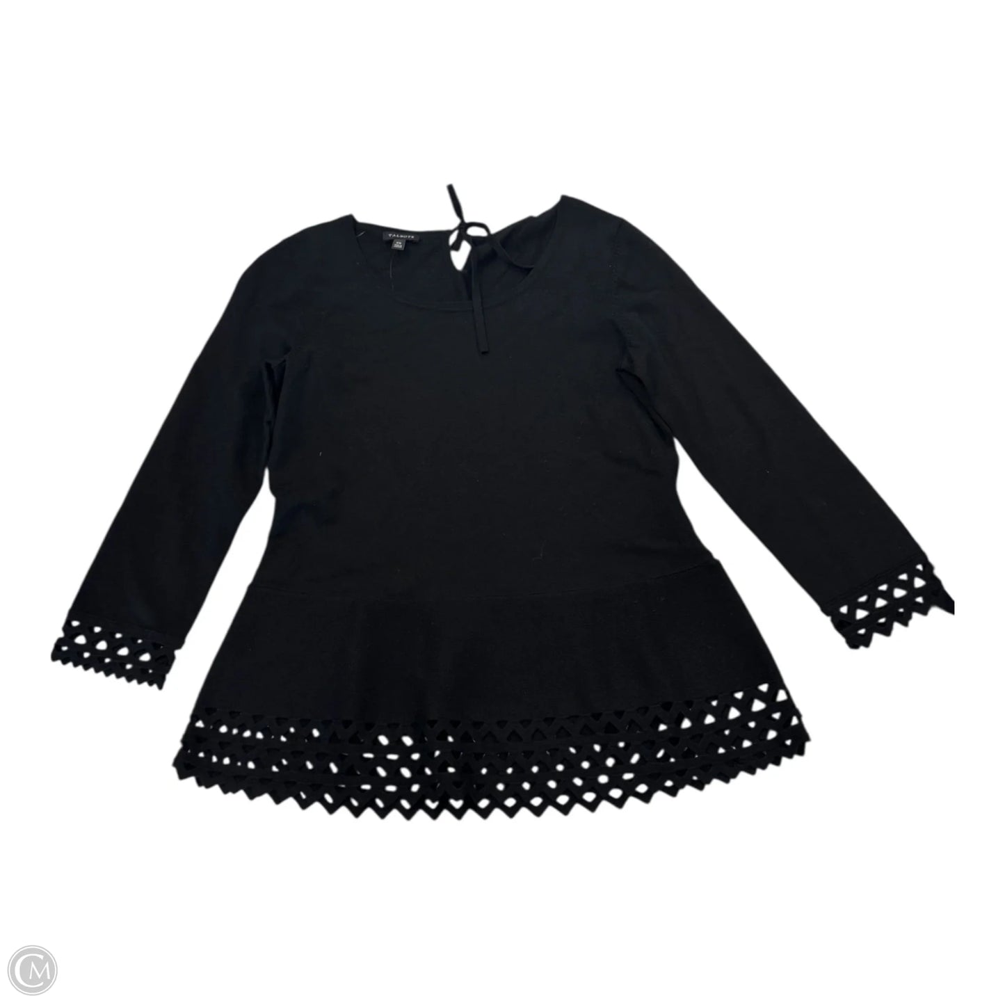 Top 3/4 Sleeve By Talbots In Black, Size: Xs