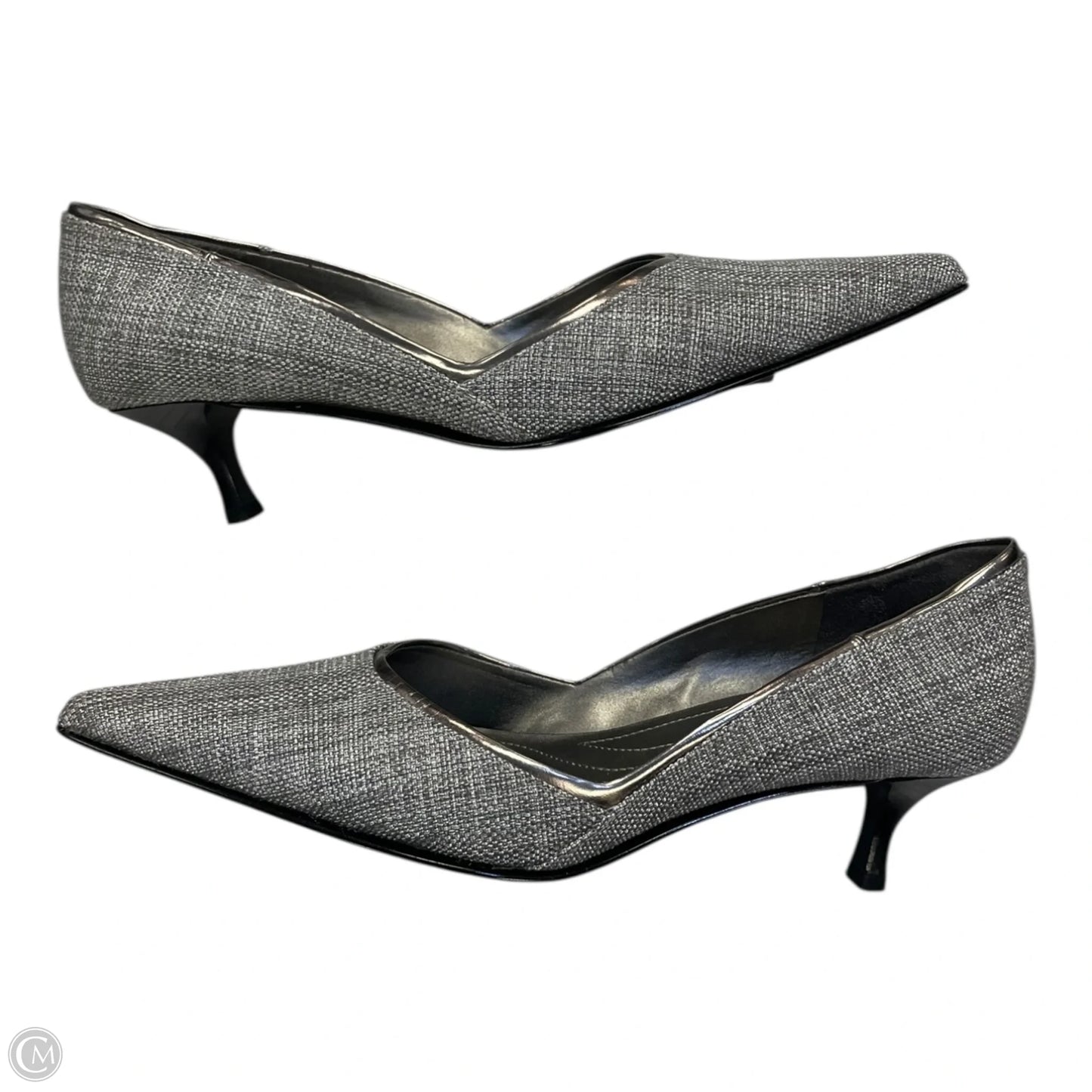 Shoes Heels Kitten By Tahari In Grey, Size: 6.5