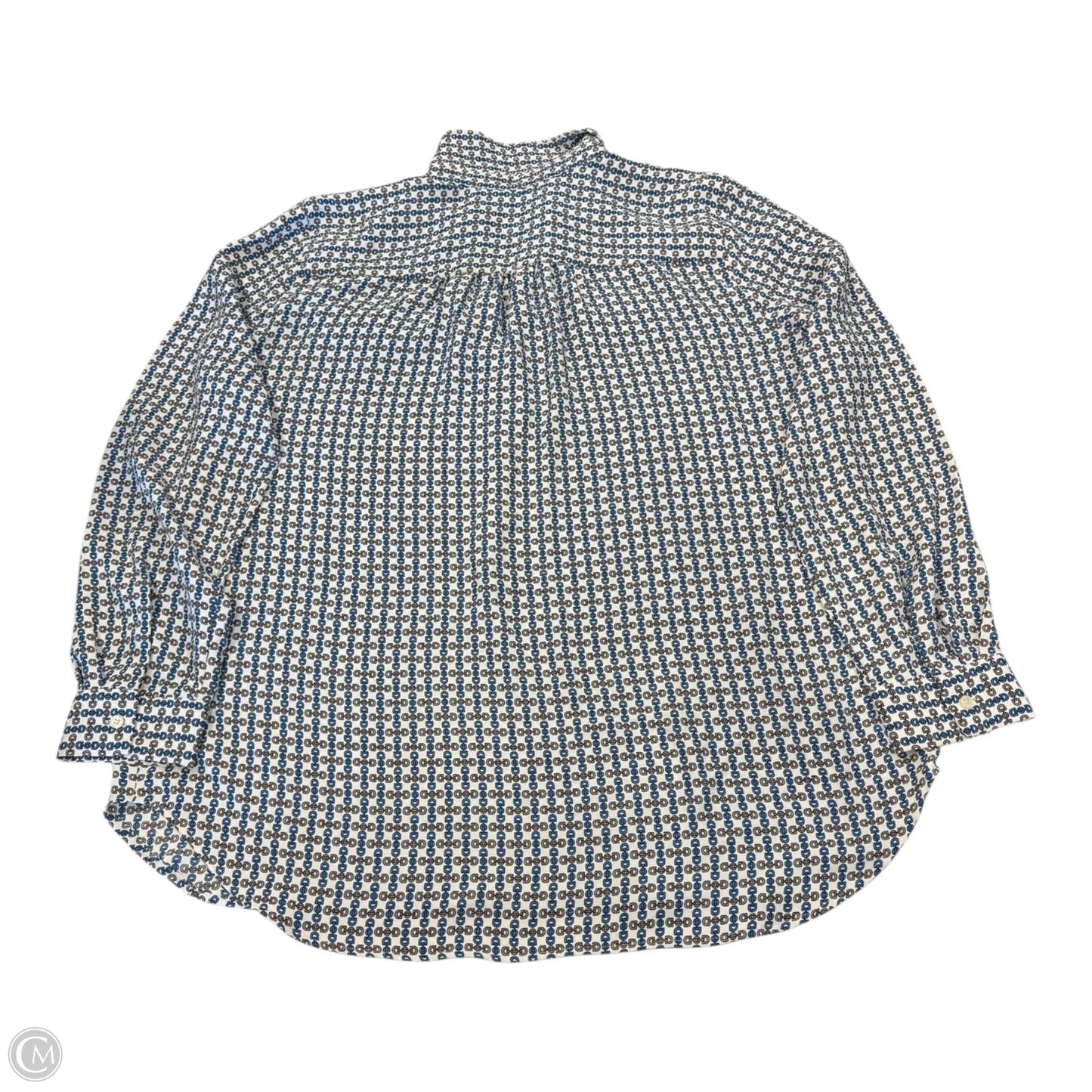 Top Long Sleeve By Ann Taylor In Multi-colored, Size: L