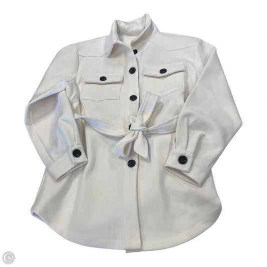 Jacket Other By Clothes Mentor In White, Size: M