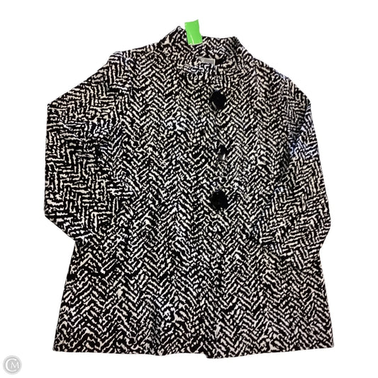 Jacket Other By Jm Collections In Black & White, Size: S