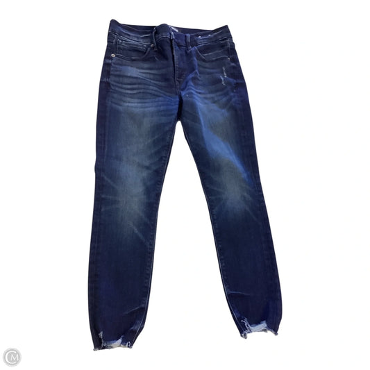Jeans Skinny By Express In Blue Denim, Size: 6