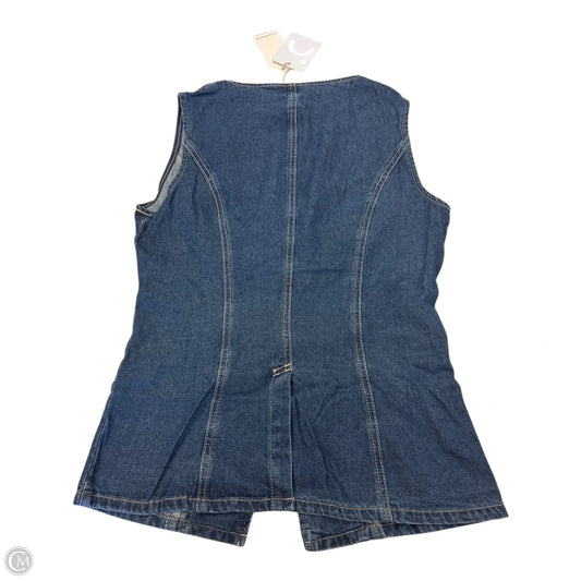 Vest Other By Commense In Blue Denim, Size: M