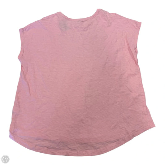 Top Sleeveless Basic By J. Jill In Pink, Size: M