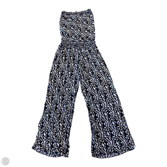 Jumpsuit By Clothes Mentor In Black & White, Size: S